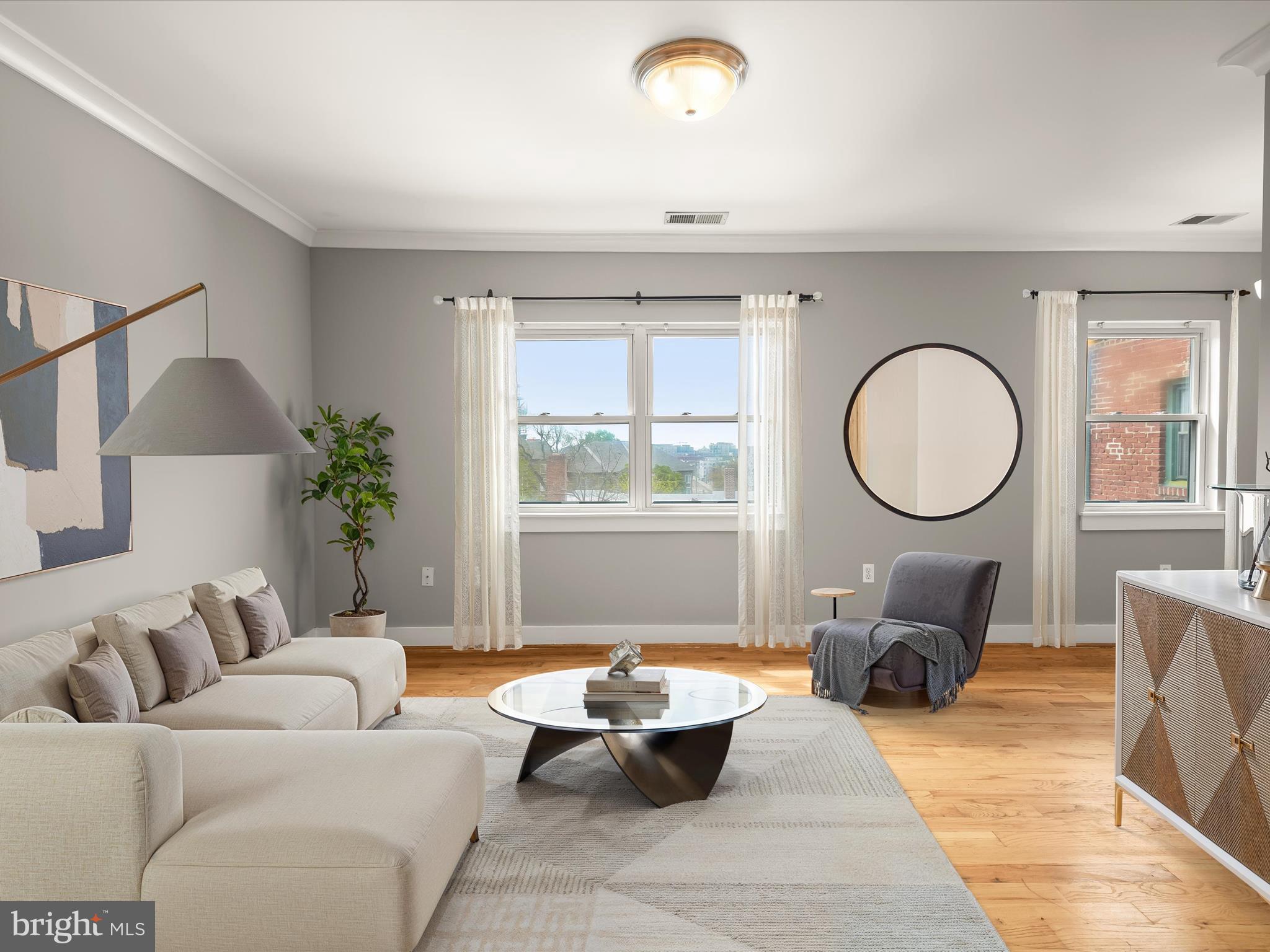 2615 4th Street Northeast, Unit 303 Washington, DC 20002 - Photo 2 of 19 Living Room Staged Using Virtual Tools