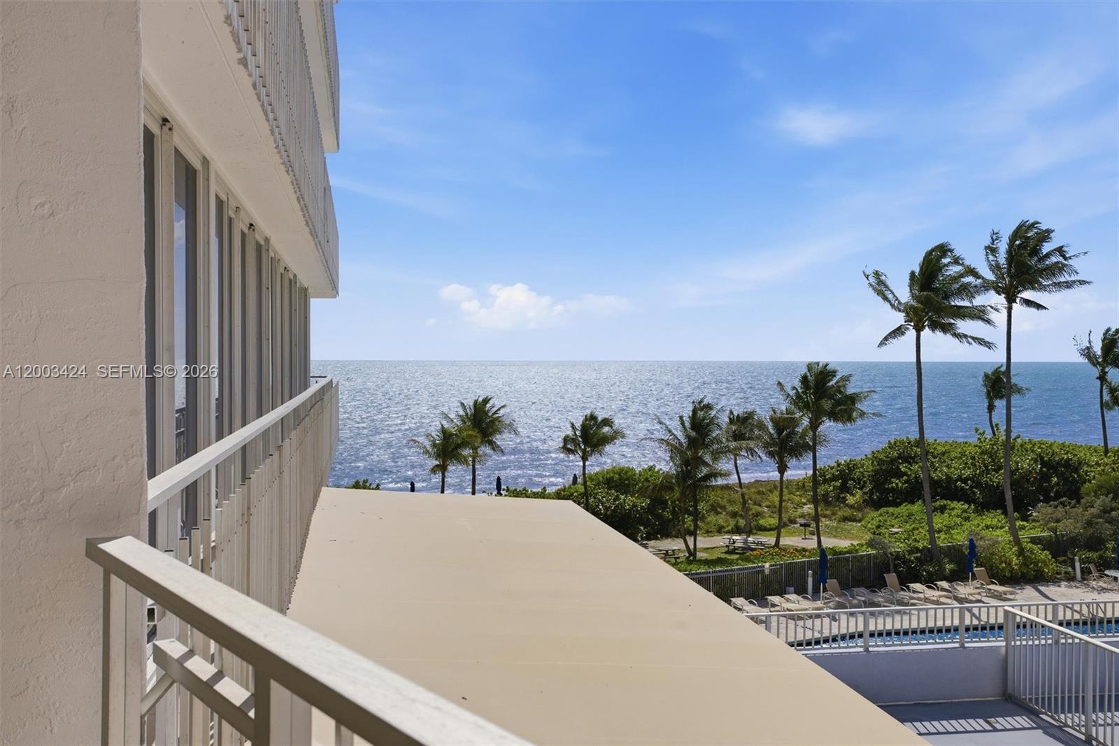 600 Grapetree Drive, Unit 4BS Key Biscayne, FL 33149 - Photo 19 of 75 a view of balcony and patio