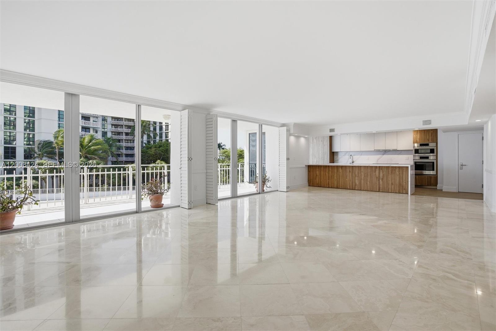 600 Grapetree Drive, Unit 4BS Key Biscayne, FL 33149 - Photo 3 of 75 a view of an empty room with a window