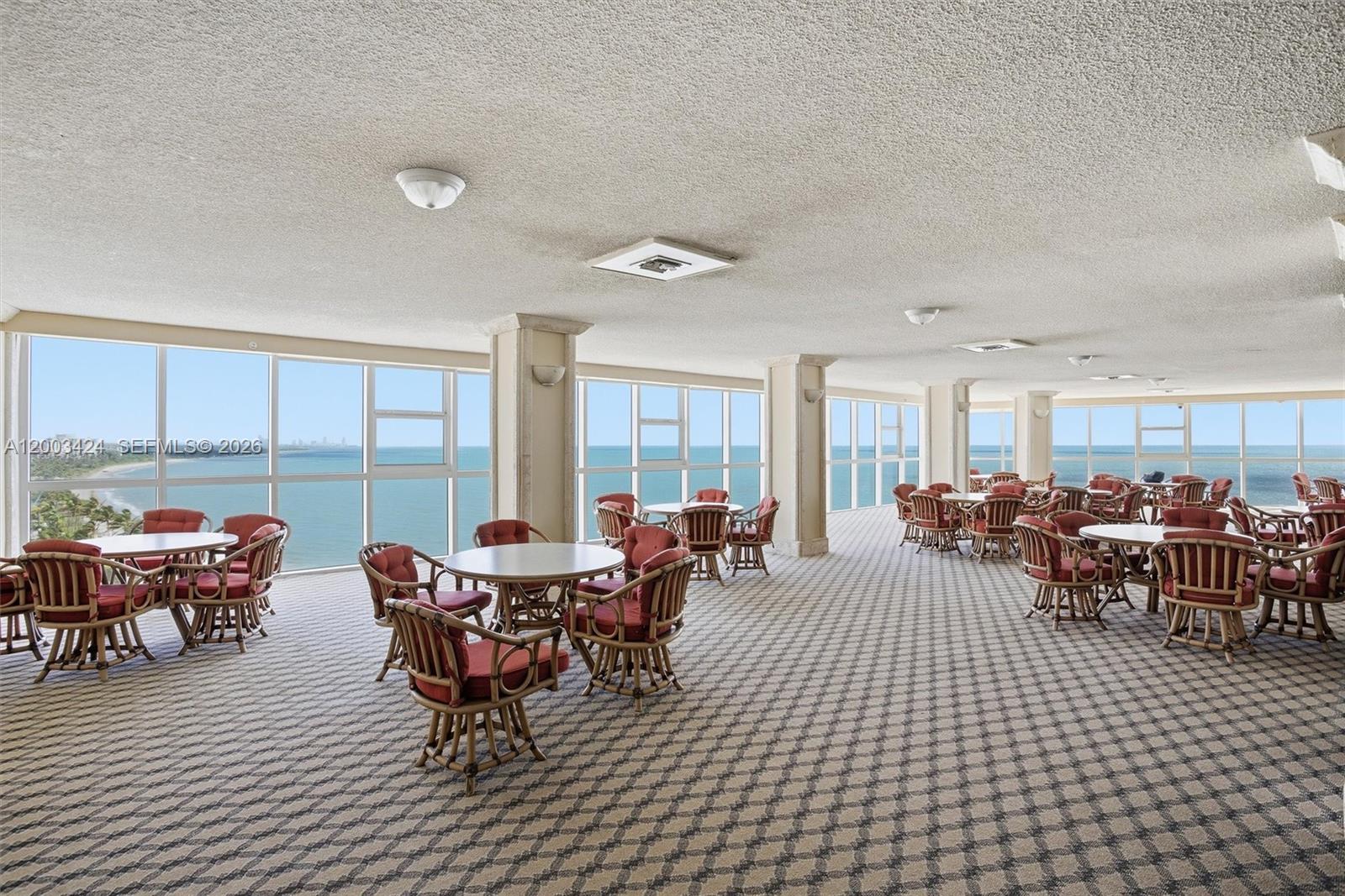 600 Grapetree Drive, Unit 4BS Key Biscayne, FL 33149 - Photo 70 of 75 a view of a dining room with furniture window and outside view