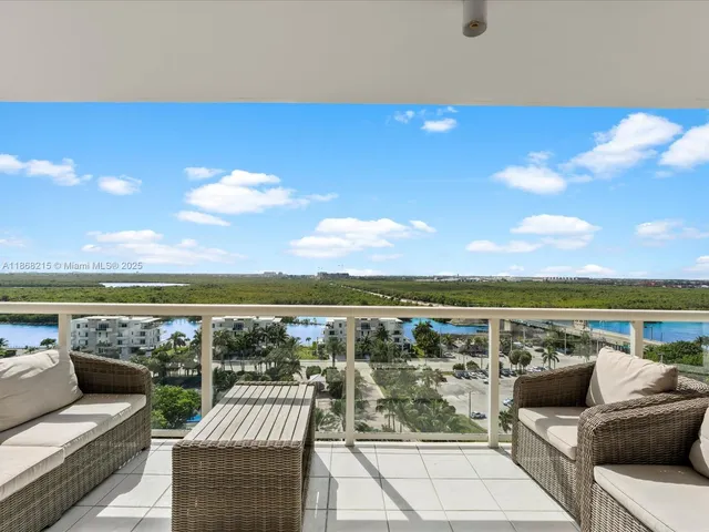 a view of balcony with city view