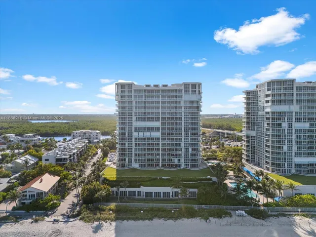 a front view of a building