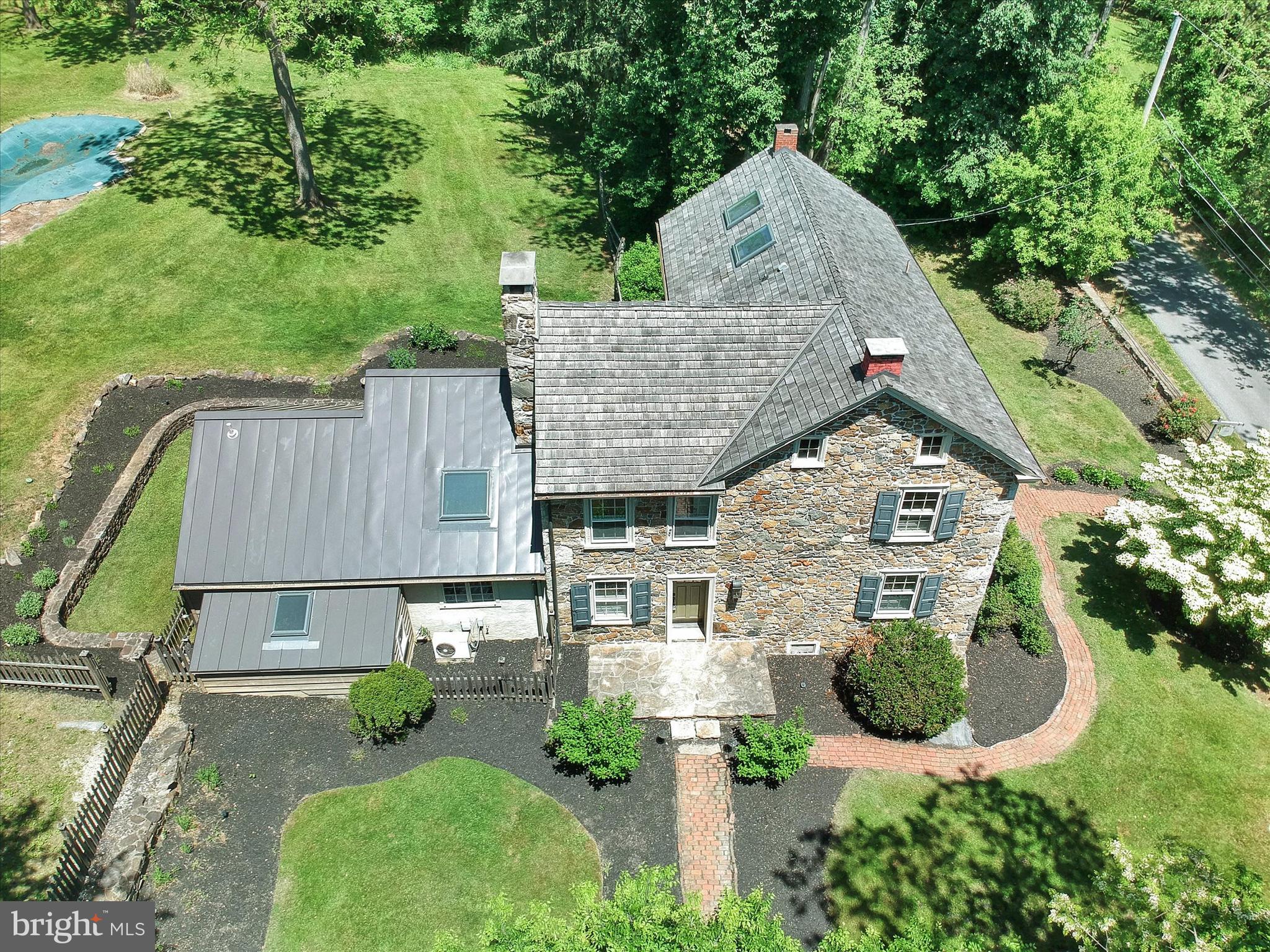 1253 Street Road Chester Springs, PA 19425 - Photo 38 of 43 Aerial view side