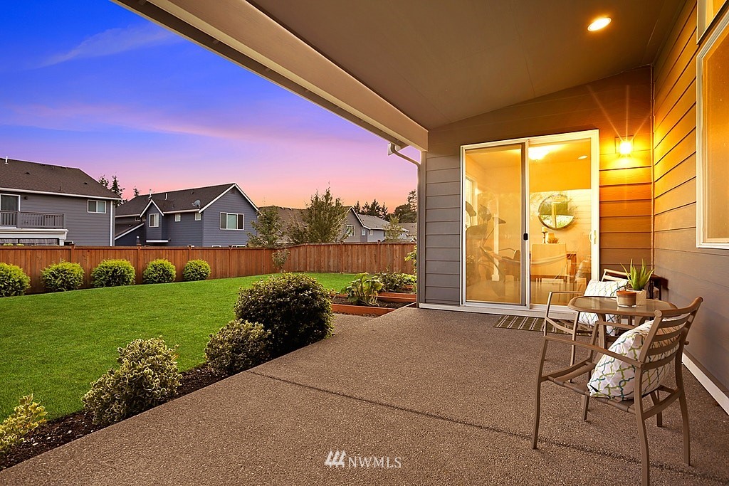 5213 Northeast 2nd Place Renton, WA 98059 - Photo 24 of 25 a view of a garden with an outdoor seating