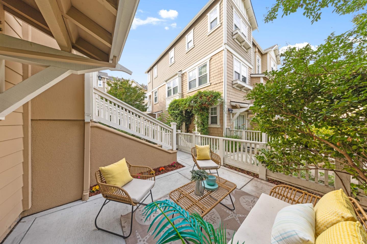 856 Sycamore Loop Mountain View, CA 94043 - Photo 25 of 27 a view of a chair and table in the balcony