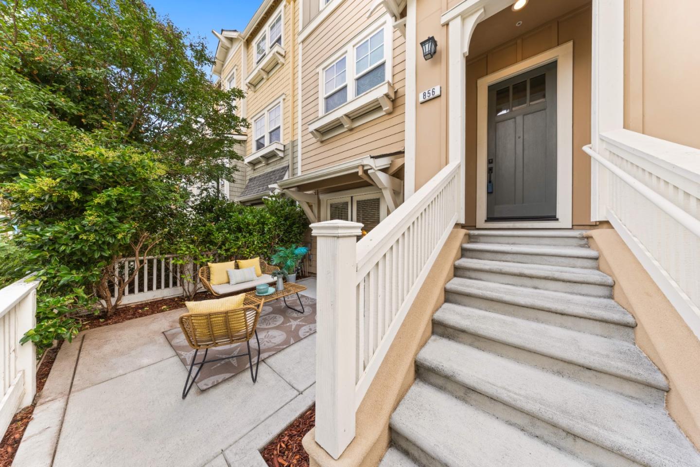 856 Sycamore Loop Mountain View, CA 94043 - Photo 27 of 27 a view of a patio with a table and chairs
