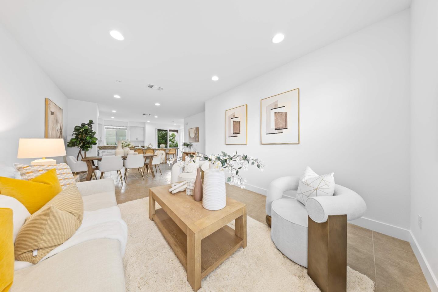 856 Sycamore Loop Mountain View, CA 94043 - Photo 3 of 27 a living room with furniture and wooden floor