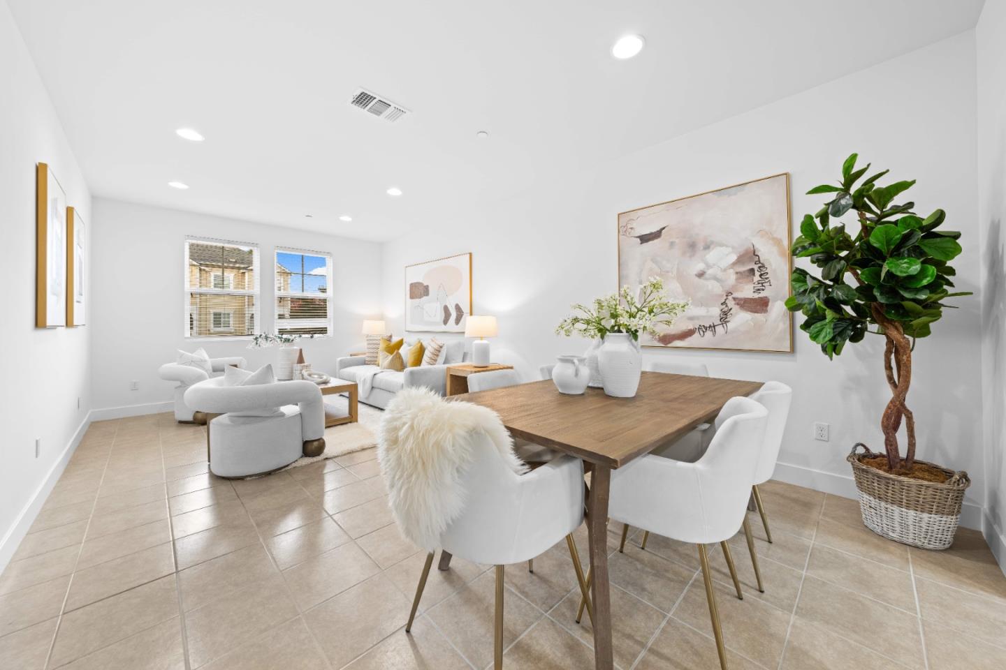 856 Sycamore Loop Mountain View, CA 94043 - Photo 4 of 27 a living room with furniture flowerpot and a potted plant
