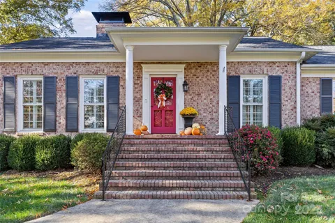 front view of a house with a porch