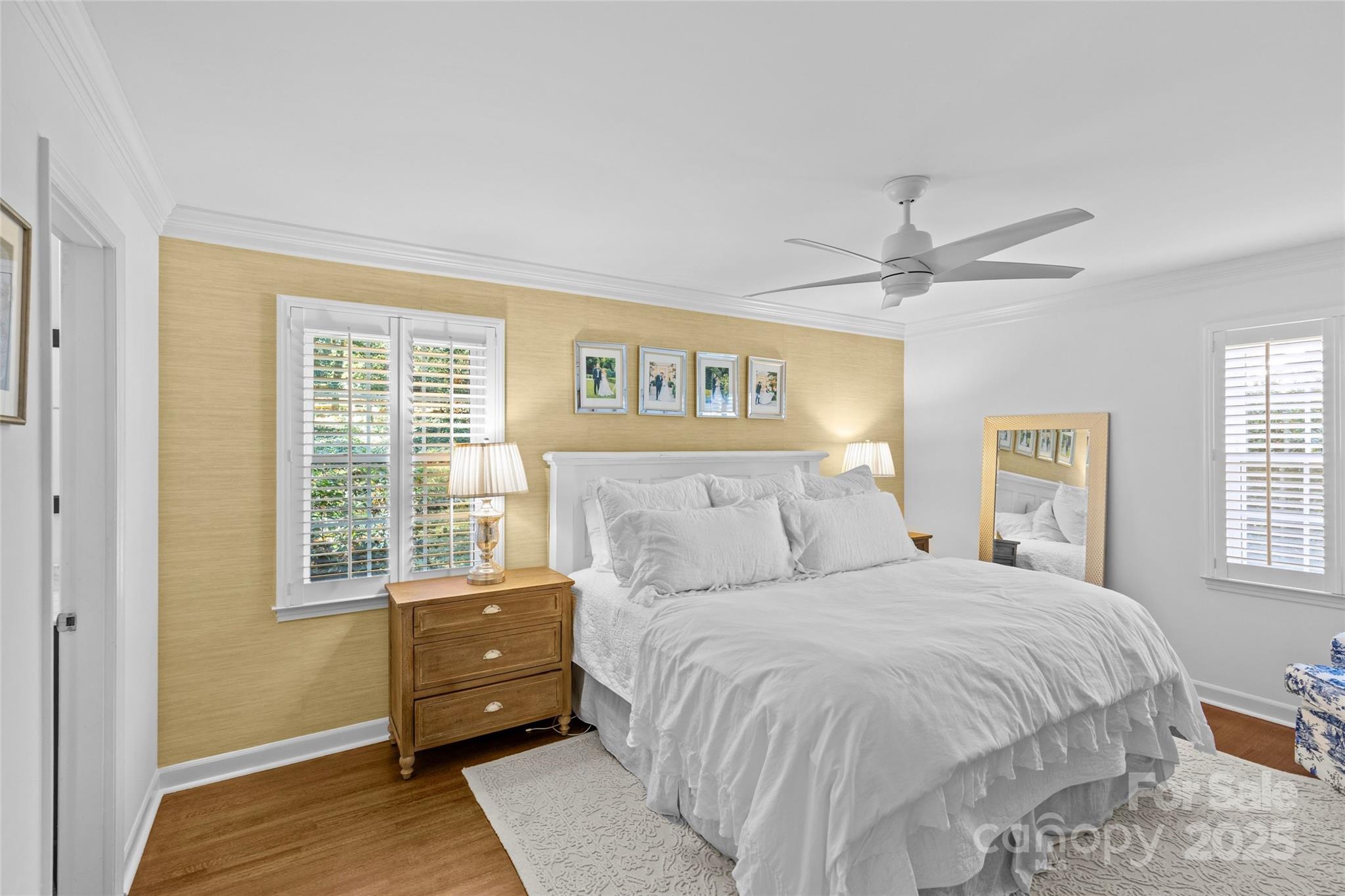 7526 Whistlestop Road Charlotte, NC 28210 - Photo 26 of 42 a bedroom with a large bed and a window