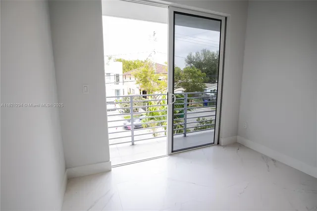 a view of a room with window