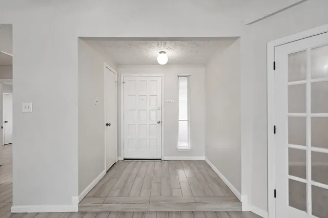 wooden floor in an empty room