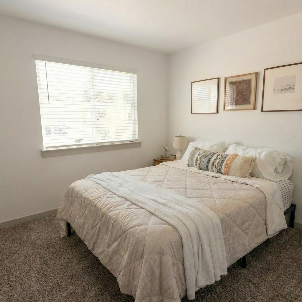 12918 Wempe Way Houston, TX 77047 - Photo 13 of 18 a bedroom with a bed and window