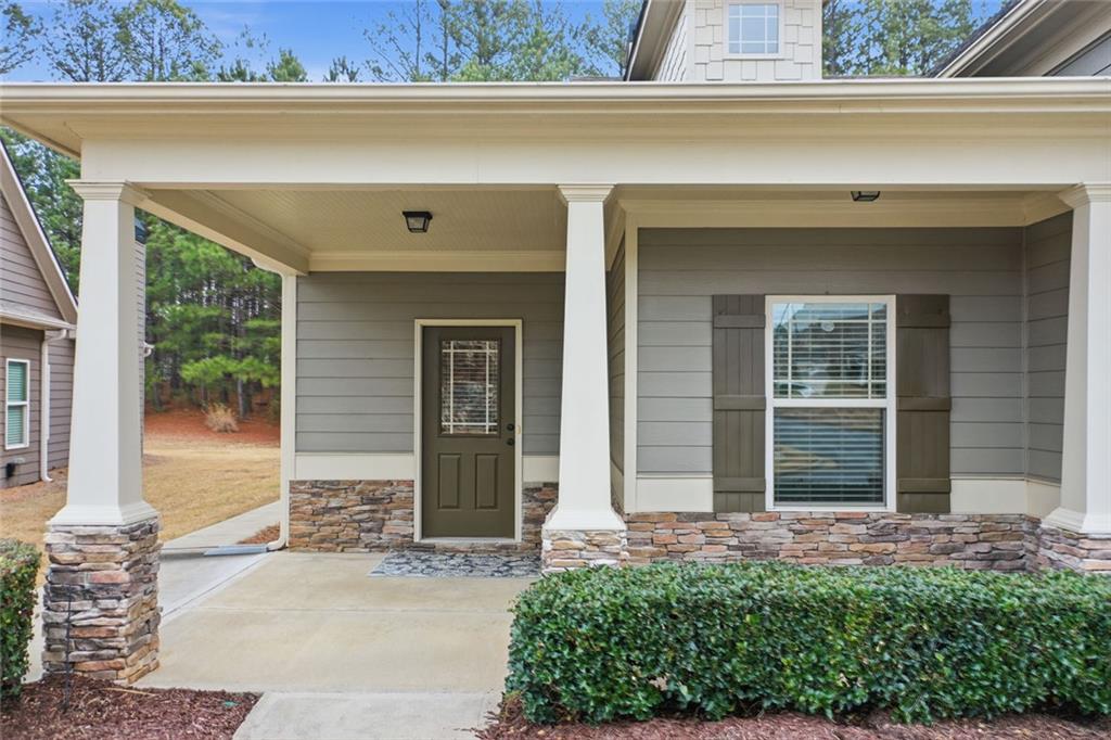 163 Hawthorne Ridge Circle Dallas, GA 30132 - Photo 4 of 50 front view of a house with a window