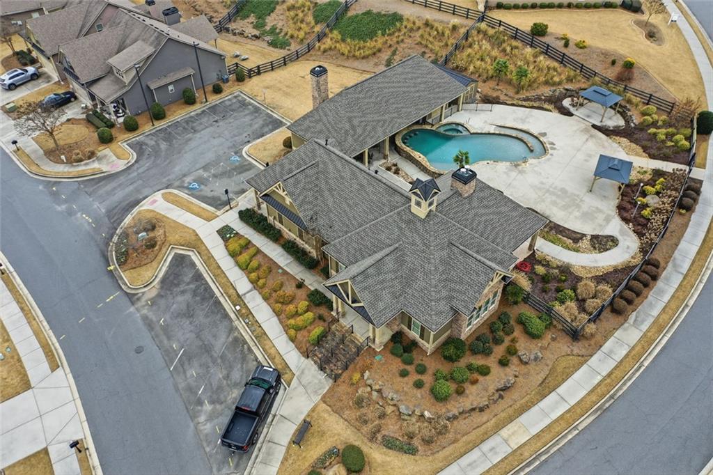 163 Hawthorne Ridge Circle Dallas, GA 30132 - Photo 45 of 50 an aerial view of a house with outdoor space