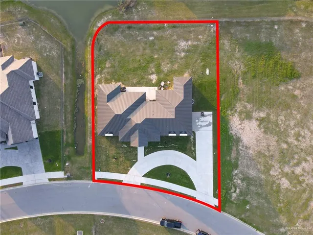 a bird view of a building