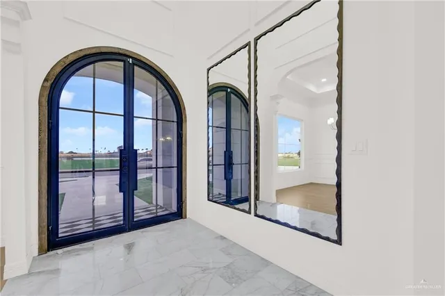 a view of an entryway door