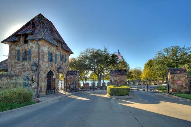 a view of a building with a street
