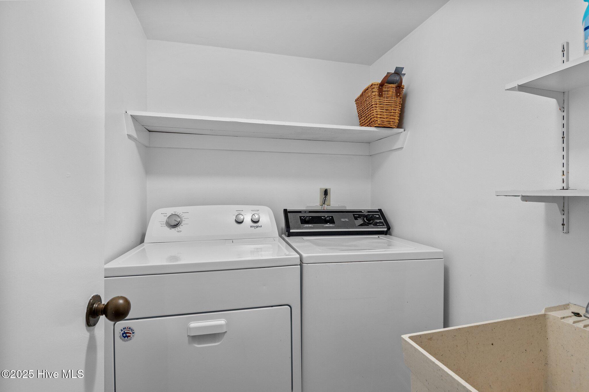 545 Salter Path Road, Unit B1 Pine Knoll Shores, NC 28512 - Photo 4 of 40 Laundry Room