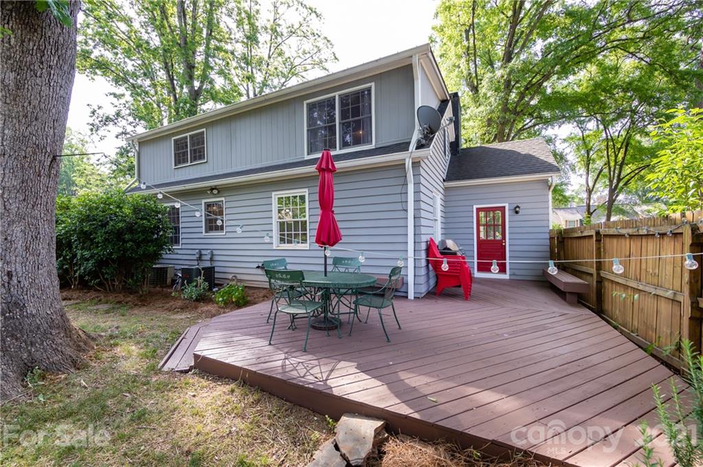 816 Sedgefield Road Charlotte, NC 28209 - Photo 28 of 29 a view of a dinning table and chairs in patio of the house