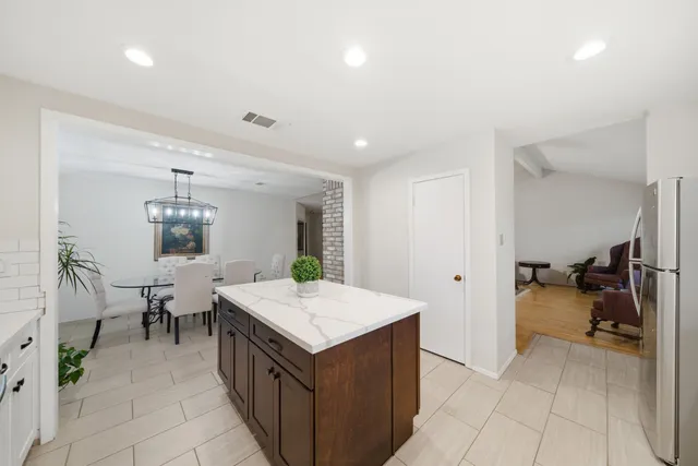 a view of a kitchen area