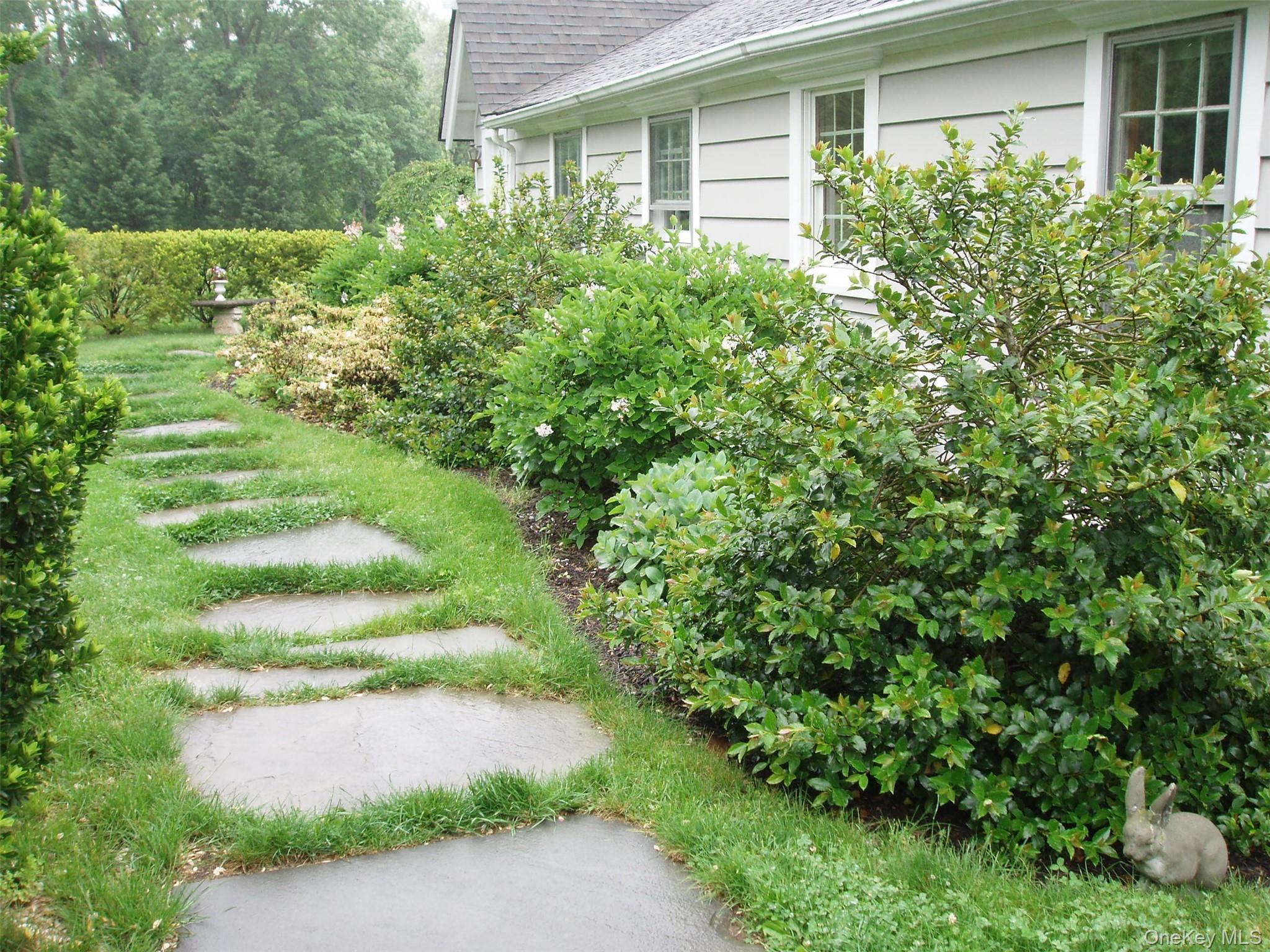 953 Ripley Lane Oyster Bay, NY 11771 - Photo 20 of 21 a view of a garden with a house