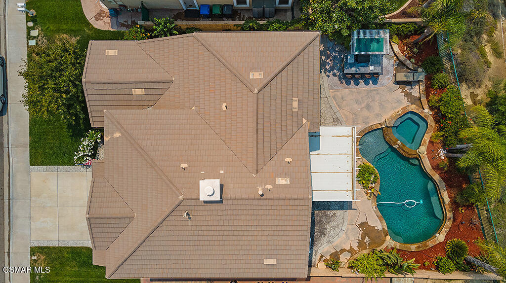 3443 Pine View Drive Simi Valley, CA 93065 - Photo 30 of 32 an aerial view of a house