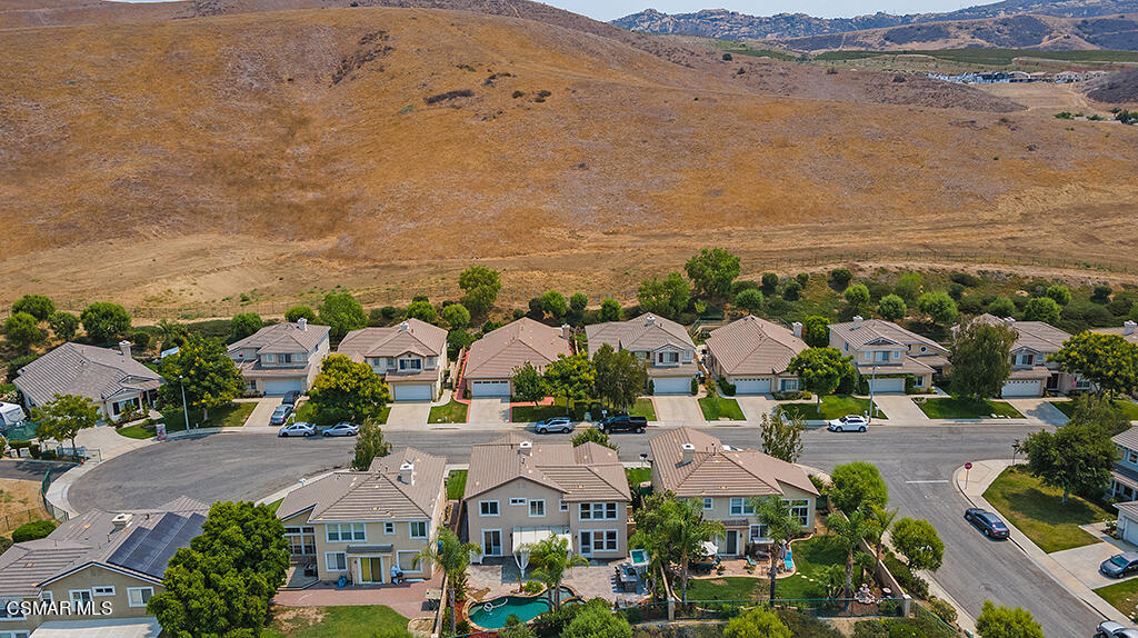 3443 Pine View Drive Simi Valley, CA 93065 - Photo 32 of 32 an aerial view of residential houses with outdoor space