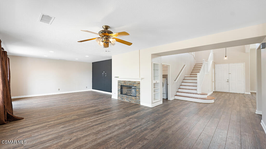 3443 Pine View Drive Simi Valley, CA 93065 - Photo 7 of 32 wooden floor in an empty room with a window