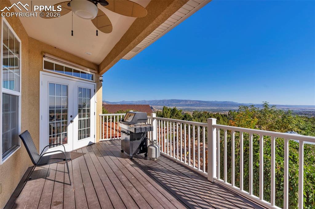 204 Storm Ridge Drive Canon City, CO 81212 - Photo 37 of 50 a view of balcony with wooden floor