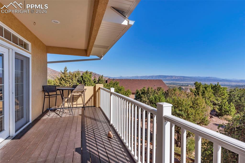 204 Storm Ridge Drive Canon City, CO 81212 - Photo 38 of 50 a view of a balcony with chairs