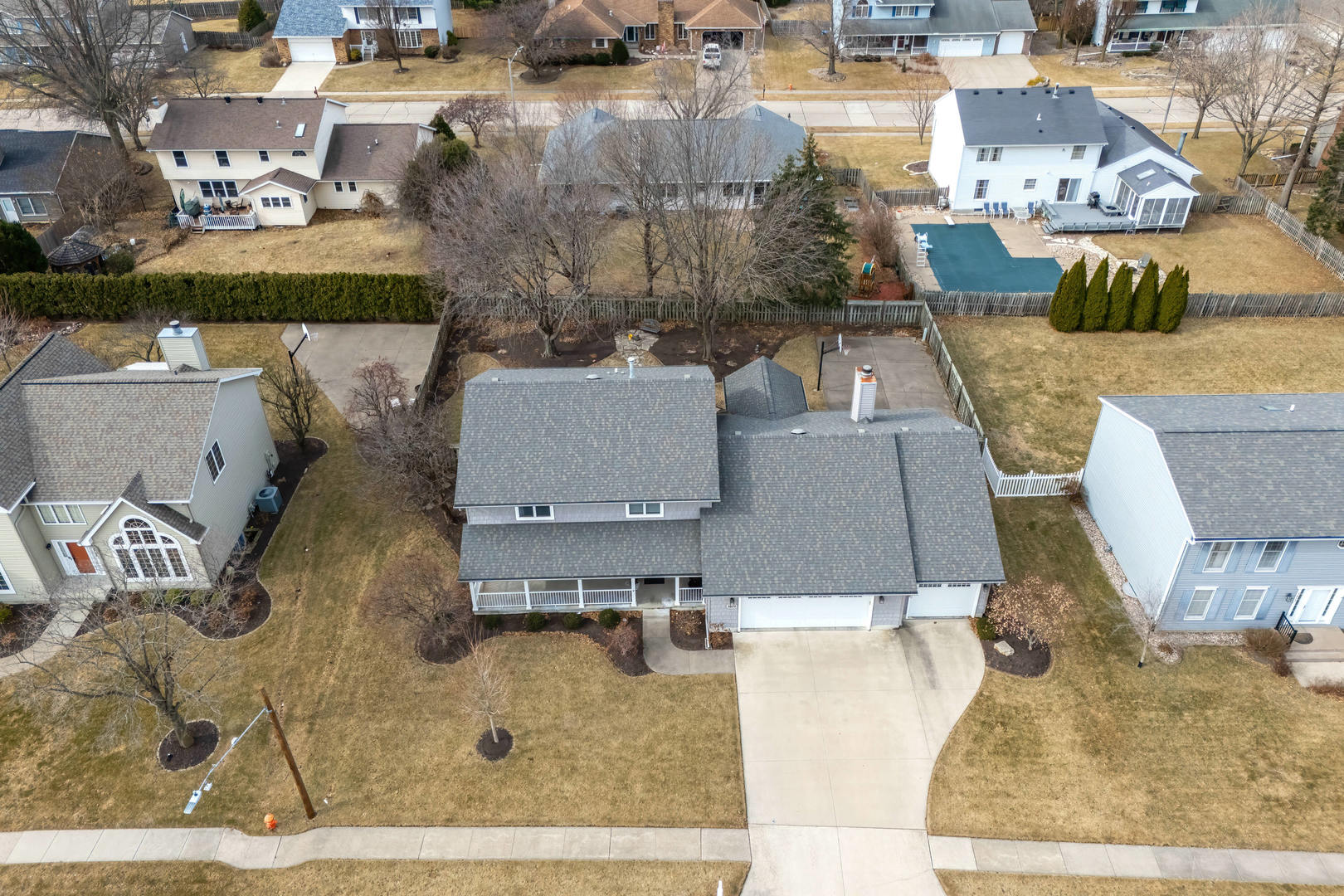 3615 74th Street Moline, IL 61265 - Photo 2 of 44 an aerial view of a house with outdoor space