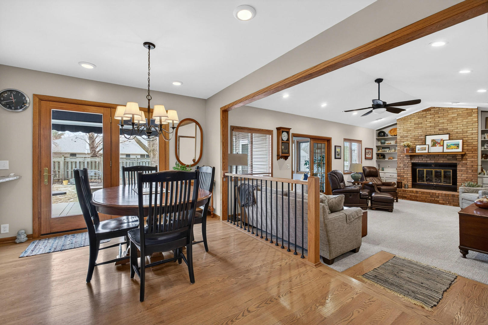 3615 74th Street Moline, IL 61265 - Photo 21 of 44 a view of a livingroom with furniture window and wooden floor