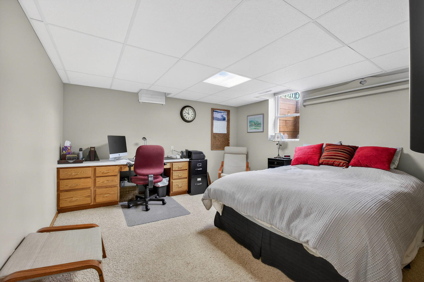 3615 74th Street Moline, IL 61265 - Photo 37 of 44 a bedroom with a bed and chair