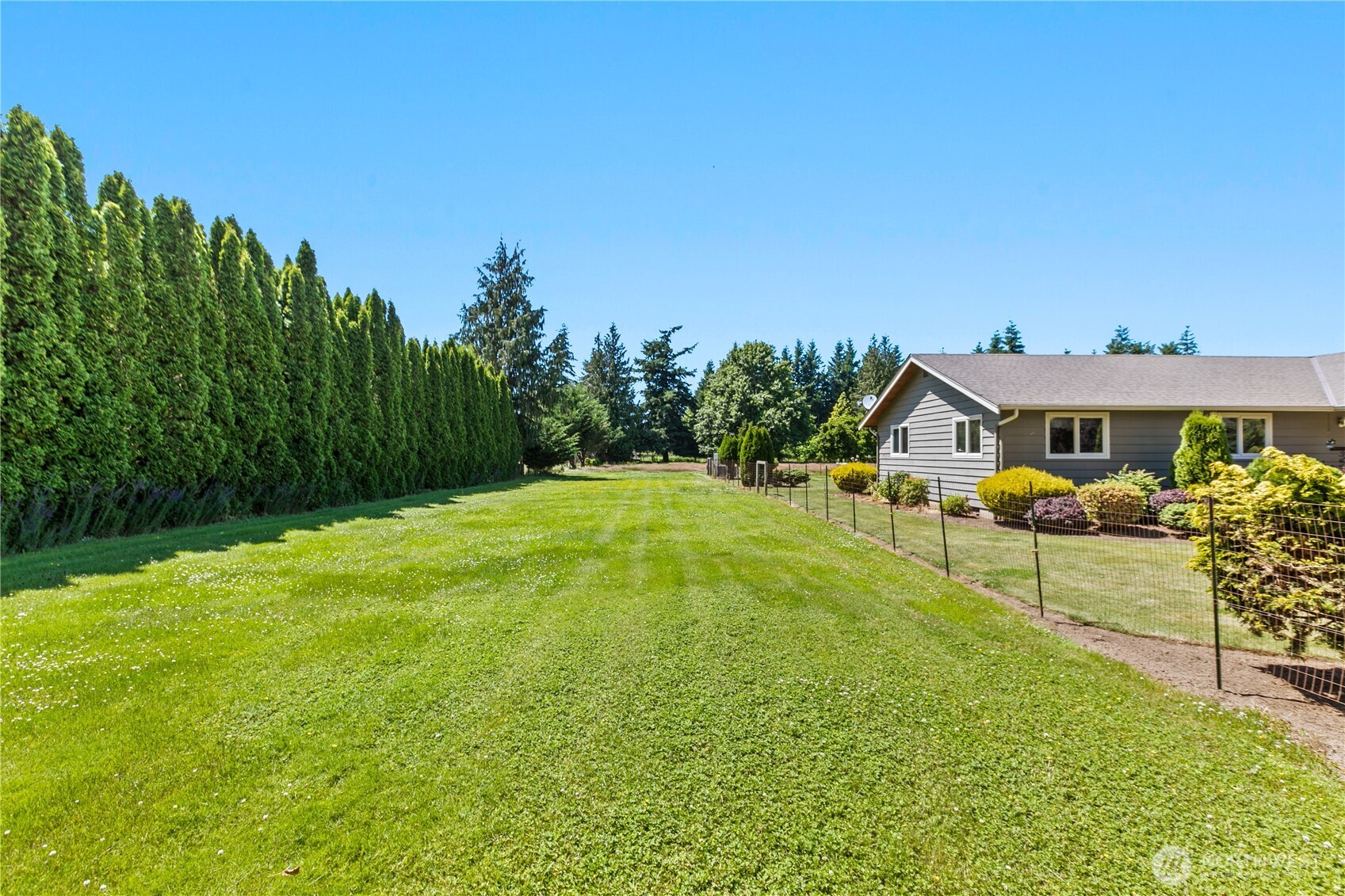 6929 Mission Road Everson, WA 98247 - Photo 20 of 36 a view of an house with backyard space and garden