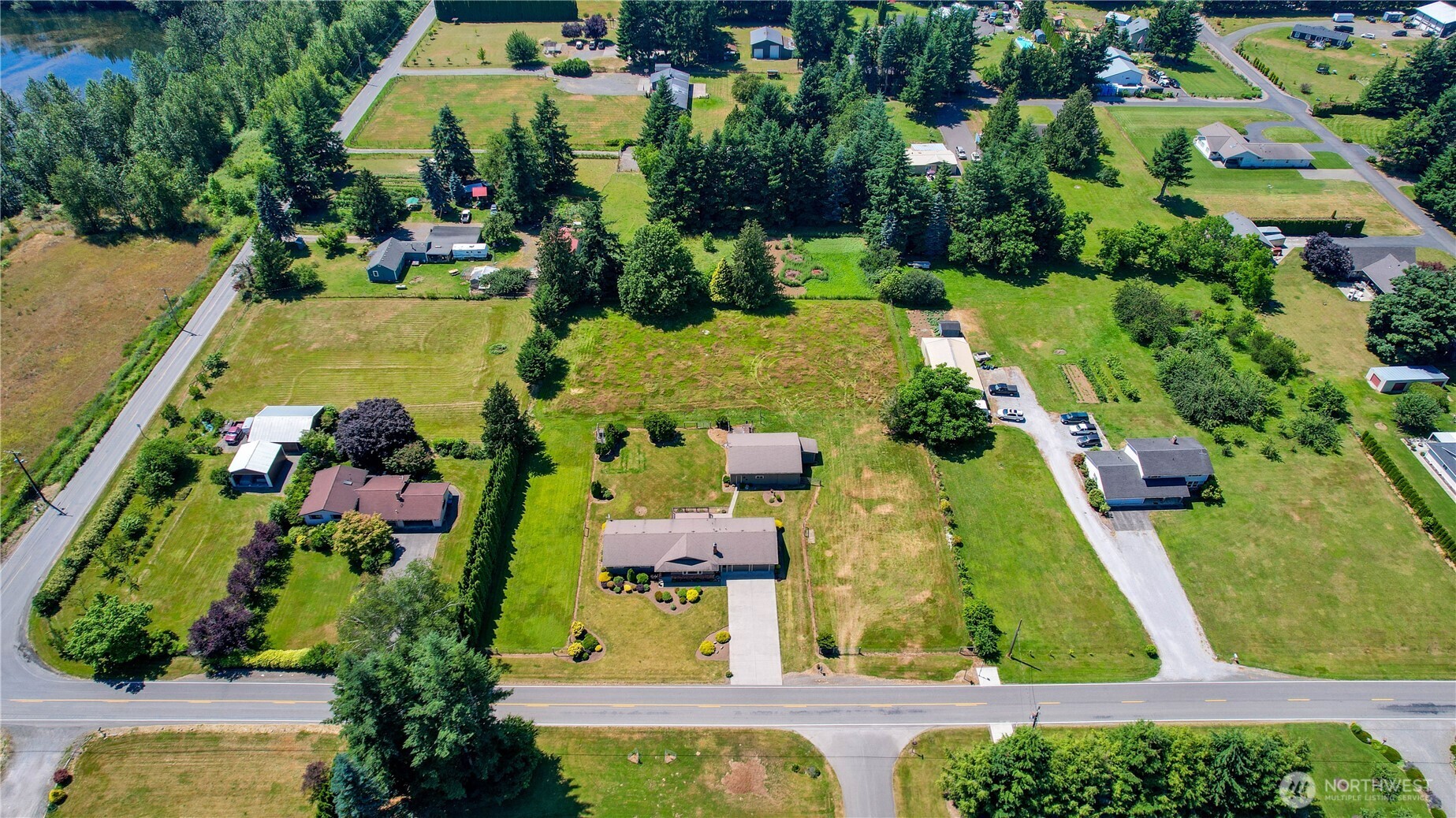 6929 Mission Road Everson, WA 98247 - Photo 35 of 36 an aerial view of a