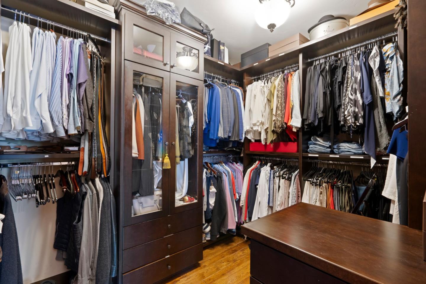 70 Joyce Road Hillsborough, CA 94010 - Photo 66 of 100 a view of walk in closet with clothes