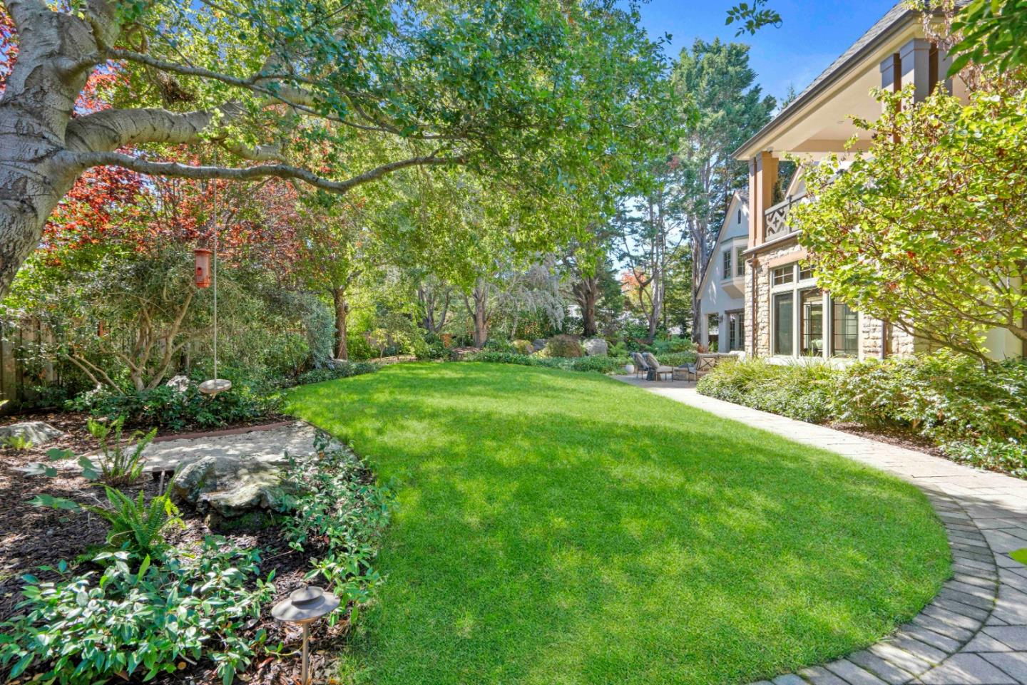 70 Joyce Road Hillsborough, CA 94010 - Photo 84 of 100 a view of a house with a backyard