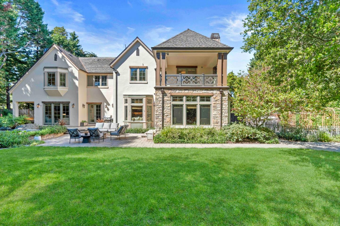 70 Joyce Road Hillsborough, CA 94010 - Photo 86 of 100 a front view of a house with a yard