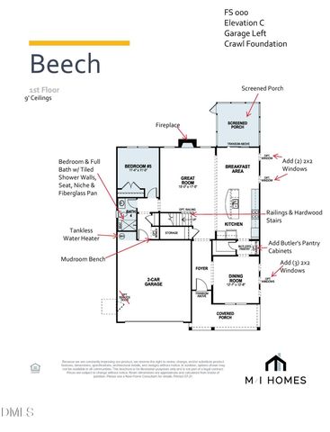 $734,110 | 2313 Bee Orch Street, Apex, NC 27502