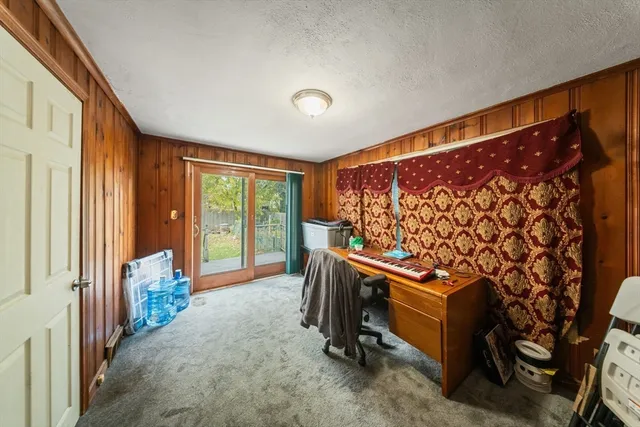 a view of a room with music instruments