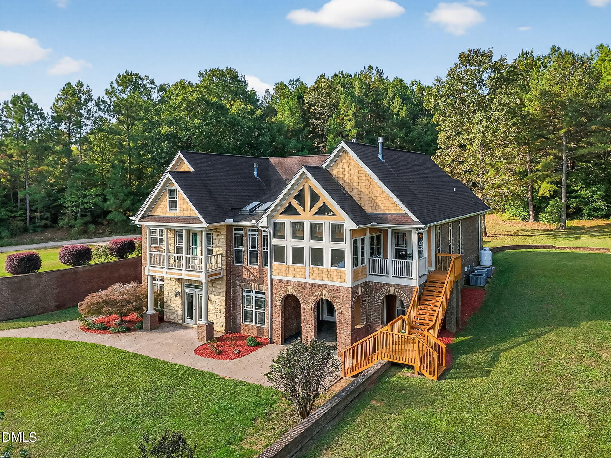 6570 Highway 231 Middlesex, NC 27557 - Photo 1 of 71 a aerial view of a house with swimming pool yard and patio