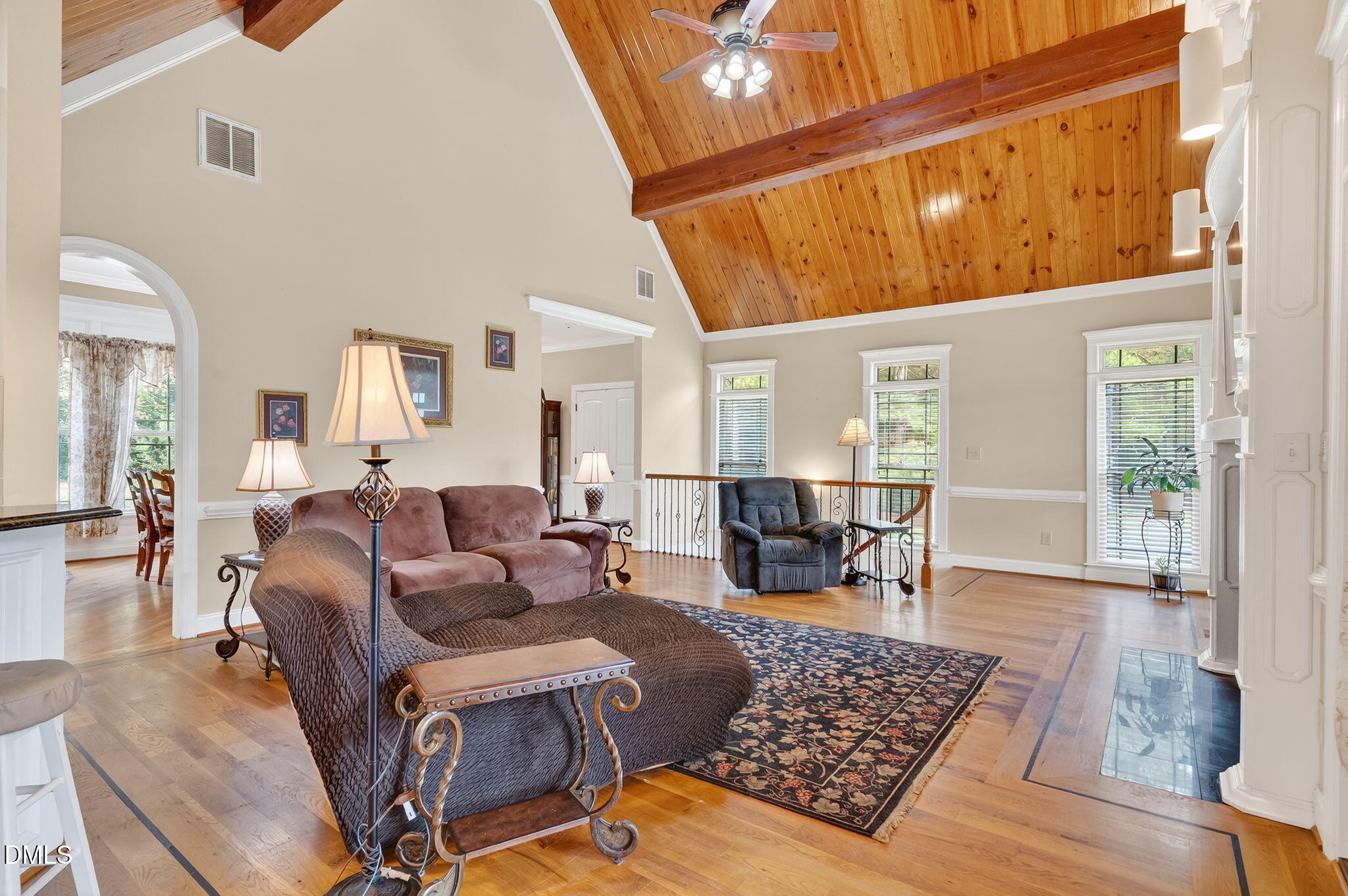 6570 Highway 231 Middlesex, NC 27557 - Photo 12 of 71 a living room with furniture and wooden floor