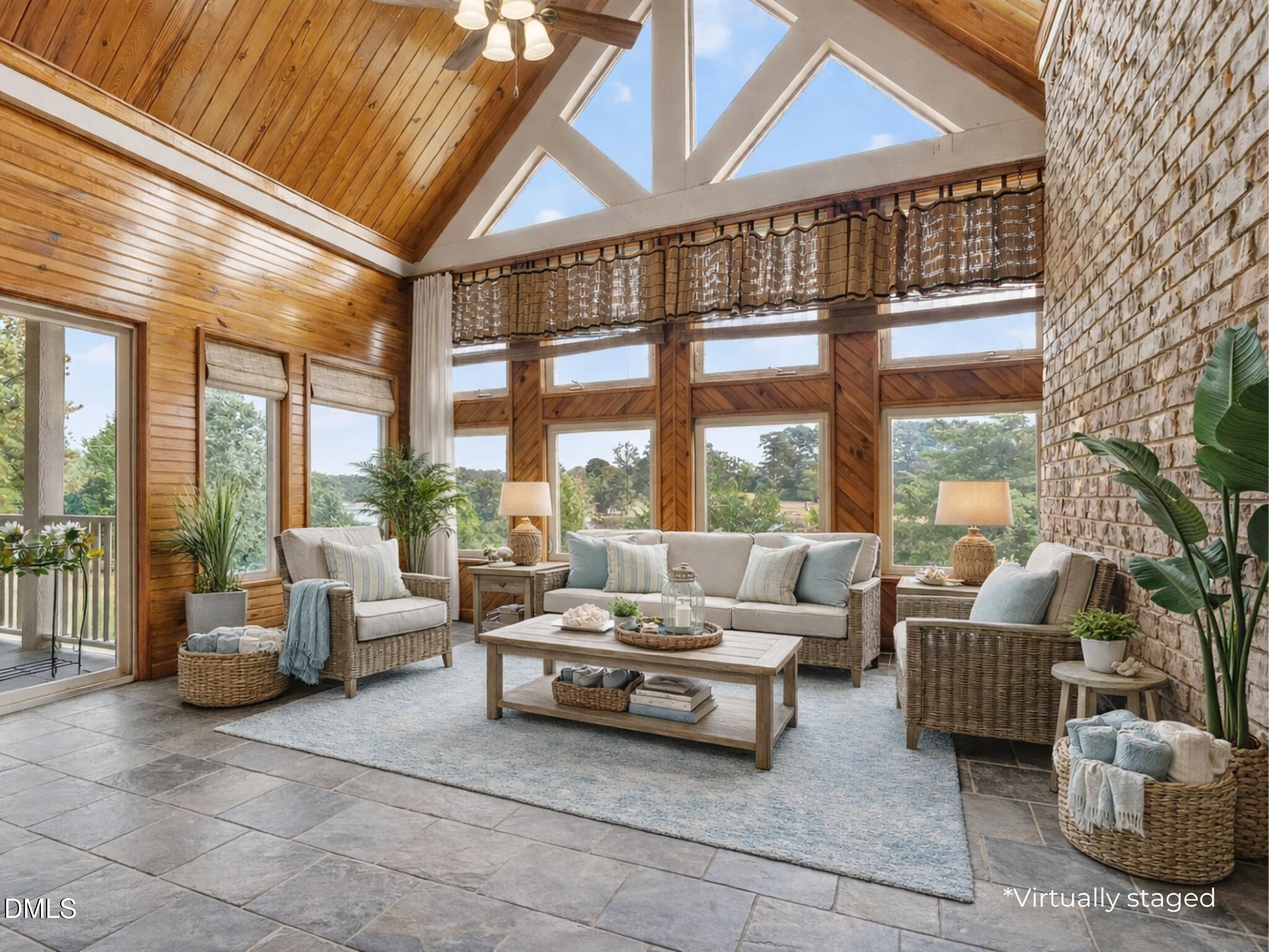 6570 Highway 231 Middlesex, NC 27557 - Photo 36 of 71 a living room with furniture and a large window