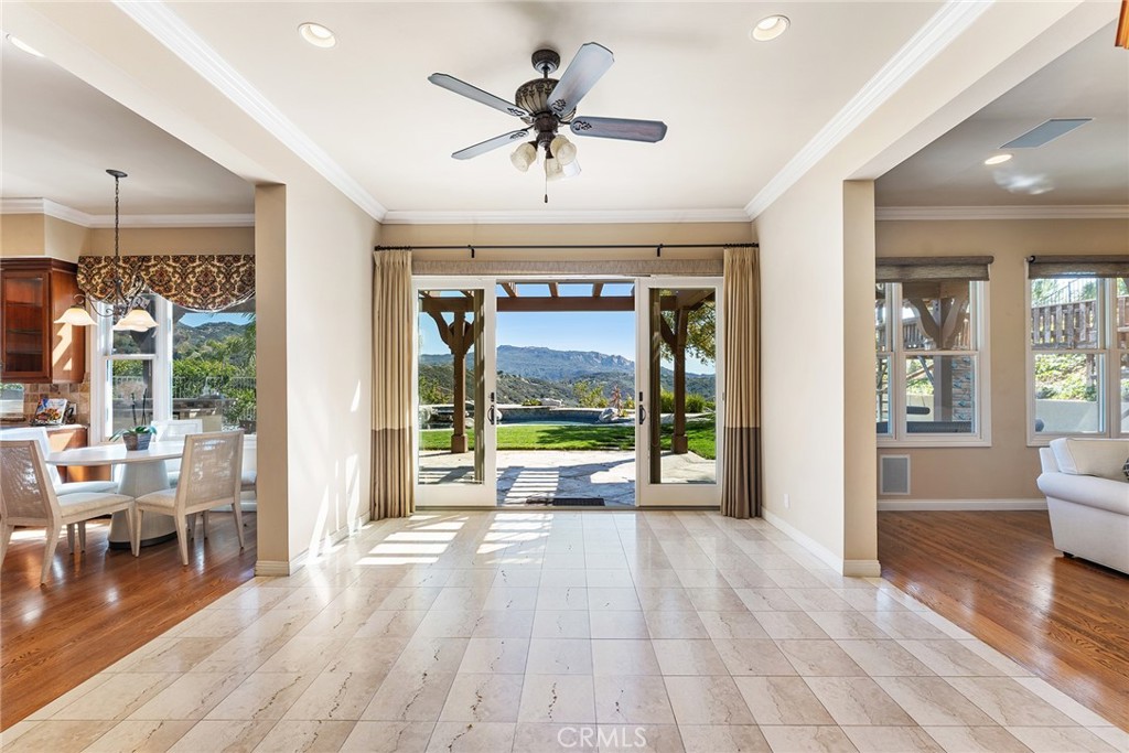 24920 Paseo Del Rancho Calabasas, CA 91302 - Photo 61 of 61 a view of an entryway with wooden floor and door