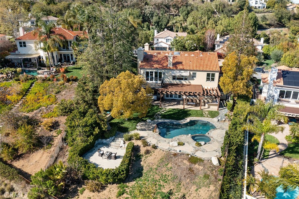 24920 Paseo Del Rancho Calabasas, CA 91302 - Photo 58 of 61 an aerial view of residential houses with outdoor space