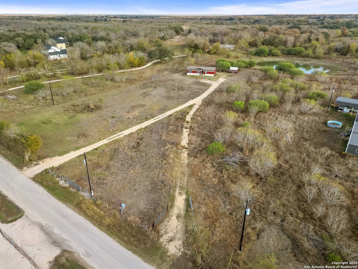 3809 Callihan Road Luling, TX 78648 - Photo 35 of 38 a view of city and mountain