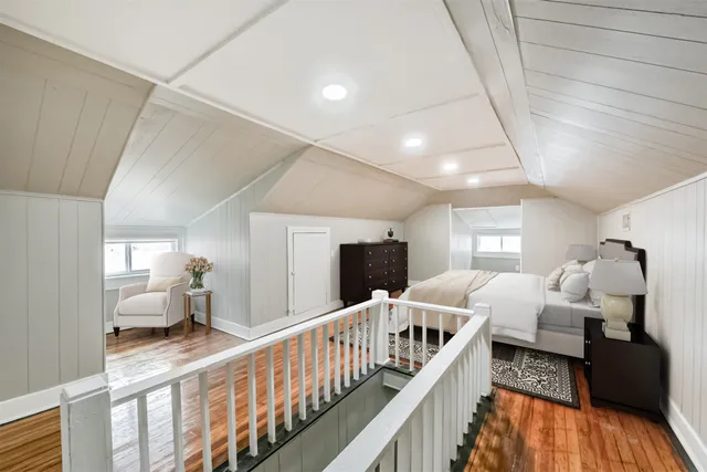 a bathroom with a shower and a toilet