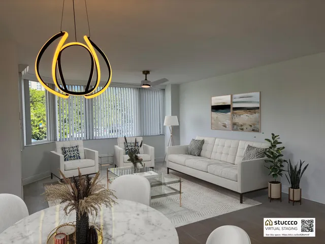 a view of a city from a balcony