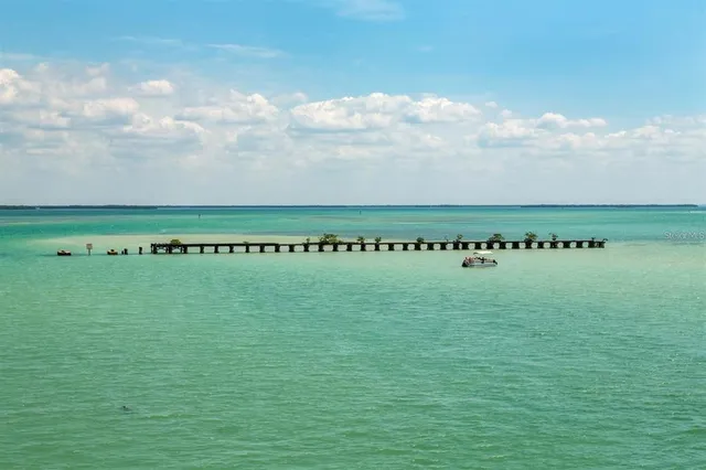 a view of an ocean beach